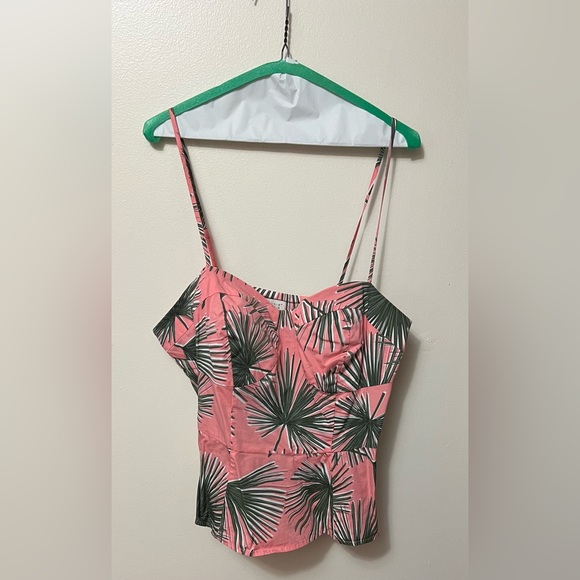 Tropical women’s summer top, size L. - Picture 1 of 3
